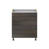 Hugo&Borg Montclaire 30-in W x 34.5-in H x 24-in D Wood 6-Drawer Base Fully Assembled Cabinet (Recessed Panel Style)
