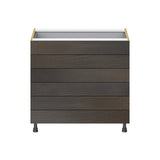 Hugo&Borg Montclaire 36-in W x 34.5-in H x 24-in D Wood 6-Drawer Base Fully Assembled Cabinet (Recessed Panel Style)