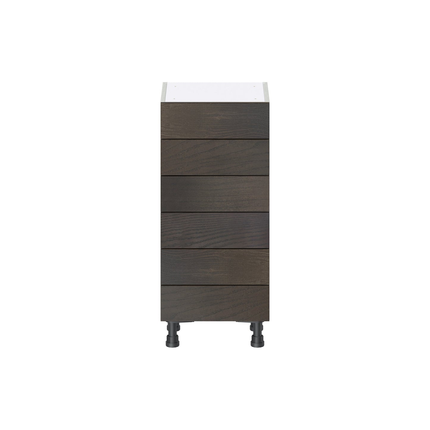 Hugo&Borg Montclaire 15-in W x 34.5-in H x 14-in D Wood 6-Drawer Base Fully Assembled Cabinet (Recessed Panel Style)