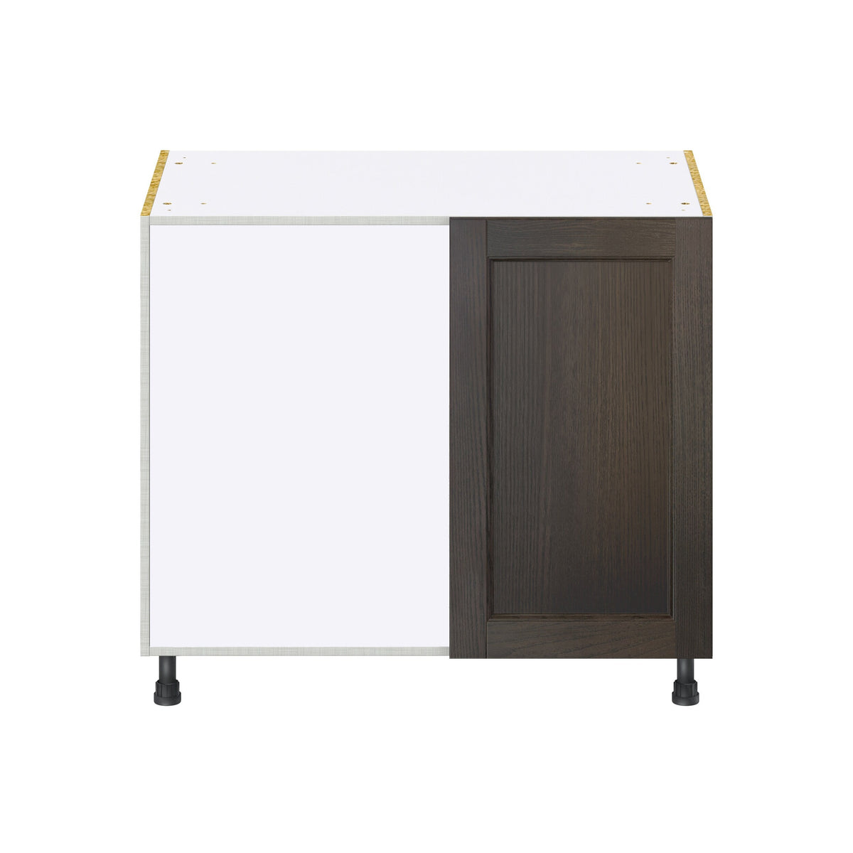 Hugo&Borg Montclaire 39-in W x 34.5-in H x 24-in D Wood Blind Corner Base Fully Assembled Cabinet (Recessed Panel Shaker Style)