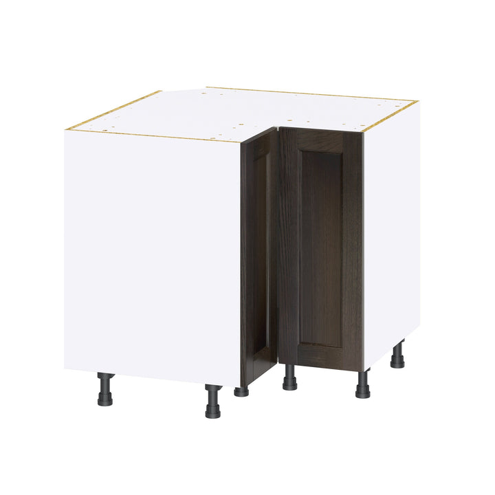Hugo&Borg Montclaire 36-in W x 34.5-in H x 36-in D Wood Lazy Susan Corner Base Fully Assembled Cabinet (Recessed Panel Shaker Style)