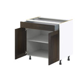 Hugo&Borg Montclaire 33-in W x 34.5-in H x 24-in D Wood 1-Drawer Base Fully Assembled Cabinet (Recessed Panel Shaker Style)