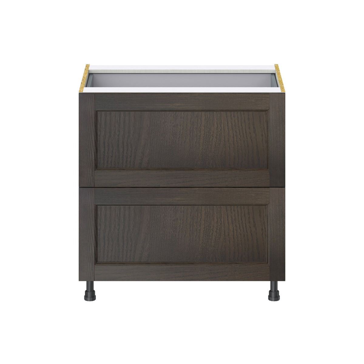 Hugo&Borg Montclaire 33-in W x 34.5-in H x 24-in D Wood 3-Drawer Base Fully Assembled Cabinet (Recessed Panel Style)