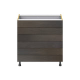 Hugo&Borg Montclaire 33-in W x 34.5-in H x 24-in D Wood 6-Drawer Base Fully Assembled Cabinet (Recessed Panel Style)