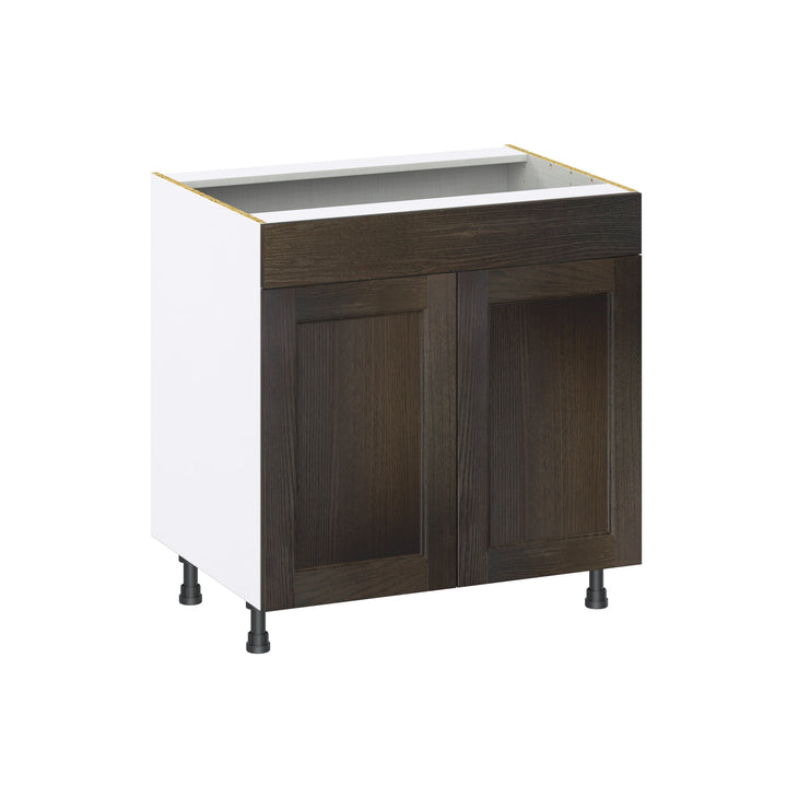 Hugo&Borg Montclaire 33-in W x 34.5-in H x 24-in D Wood Sink Base Fully Assembled Cabinet (Recessed Panel Shaker Style)