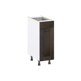 Hugo&Borg Montclaire 12-in W x 34.5-in H x 24-in D Wood 1-Drawer Base Fully Assembled Cabinet (Recessed Panel Shaker Style)