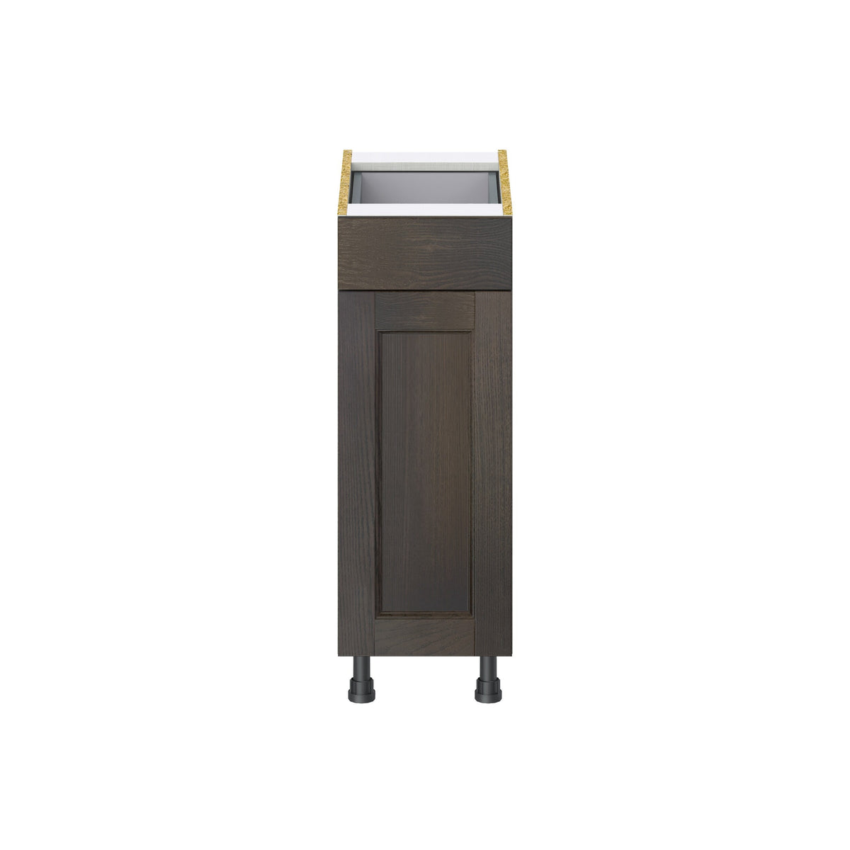 Hugo&Borg Montclaire 12-in W x 34.5-in H x 24-in D Wood 1-Drawer Base Fully Assembled Cabinet (Recessed Panel Shaker Style)