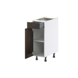 Hugo&Borg Montclaire 12-in W x 34.5-in H x 24-in D Wood 1-Drawer Base Fully Assembled Cabinet (Recessed Panel Shaker Style)