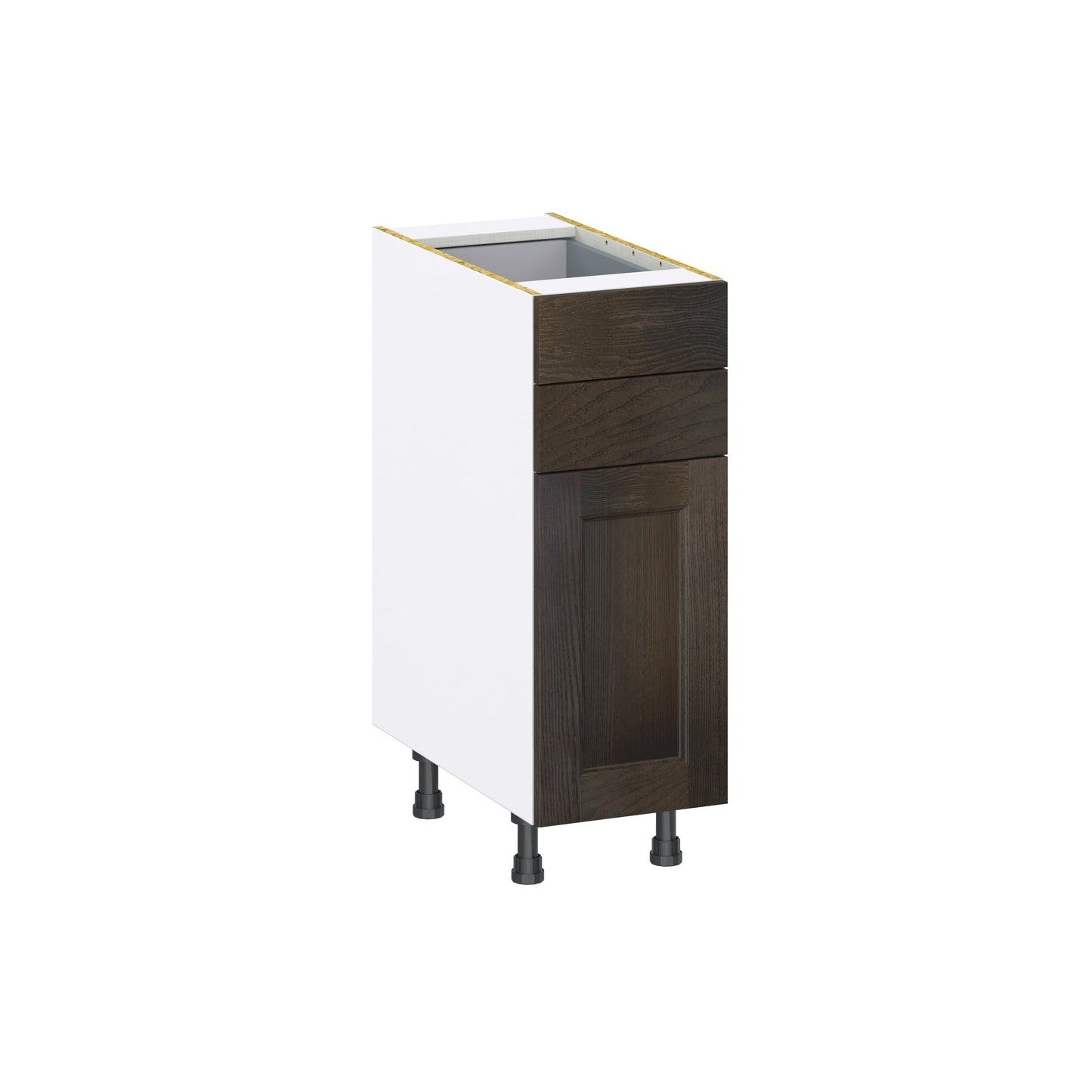 Hugo&Borg Montclaire 12-in W x 34.5-in H x 24-in D Wood 2-Drawers Base Fully Assembled Cabinet (Recessed Panel Shaker Style)