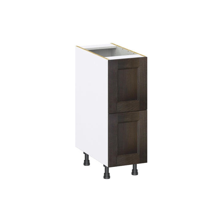 Hugo&Borg Montclaire 12-in W x 34.5-in H x 24-in D Wood 2-Drawer Base Fully Assembled Cabinet (Recessed Panel Style)