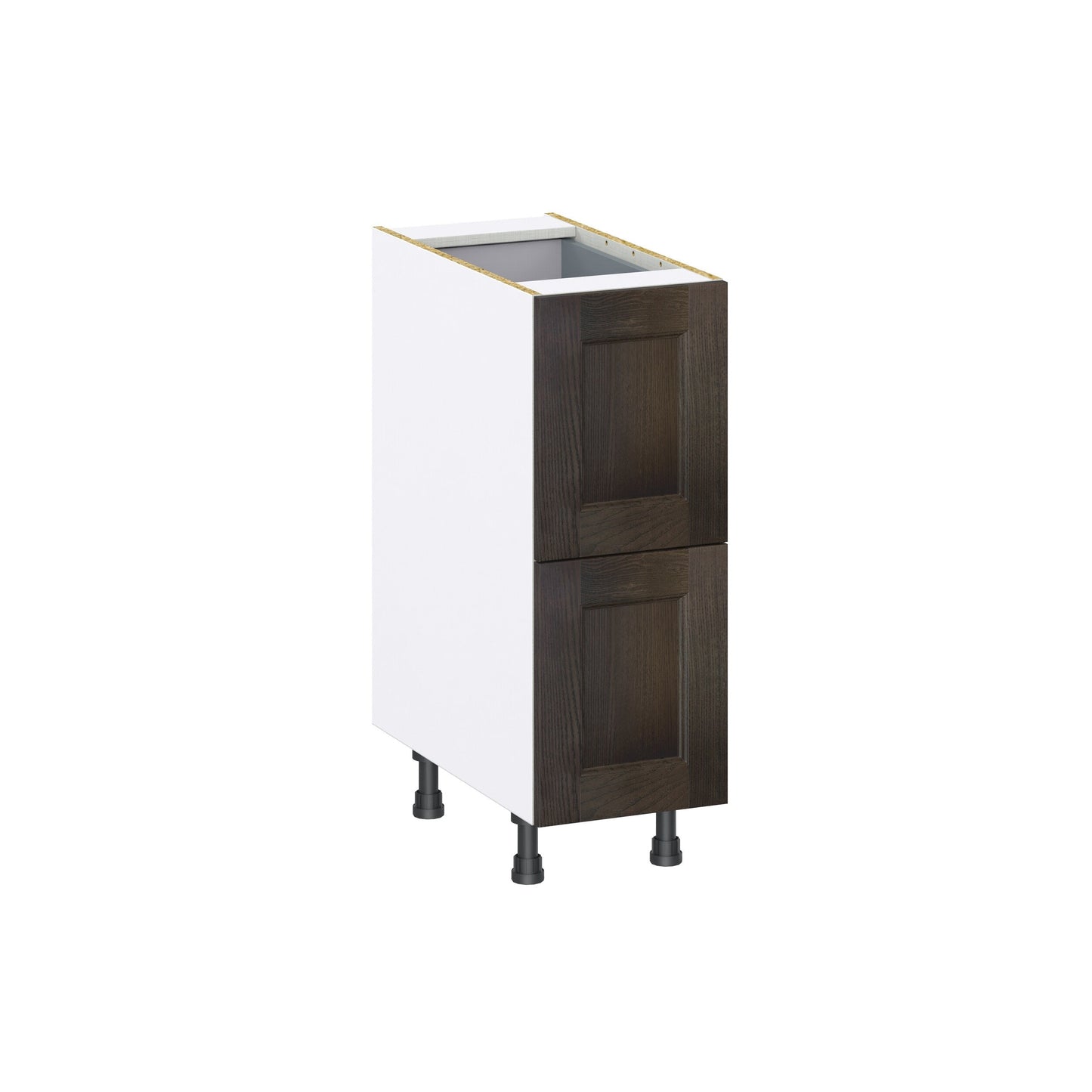 Hugo&Borg Montclaire 12-in W x 34.5-in H x 24-in D Wood 3-Drawer Base Fully Assembled Cabinet (Recessed Panel Style)
