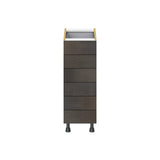 Hugo&Borg Montclaire 12-in W x 34.5-in H x 24-in D Wood 6-Drawer Base Fully Assembled Cabinet (Recessed Panel Style)