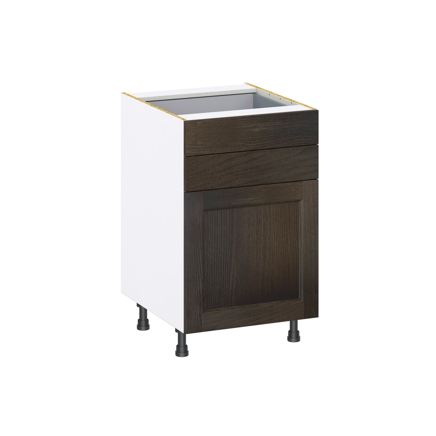 Hugo&Borg Montclaire 21-in W x 34.5-in H x 24-in D Wood 2-Drawers Base Fully Assembled Cabinet (Recessed Panel Shaker Style)