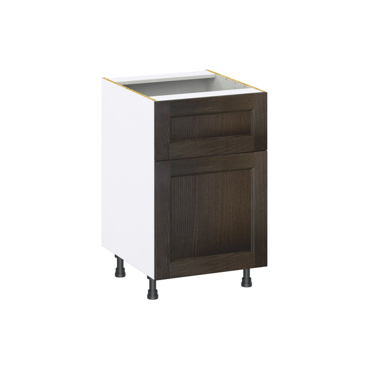 Hugo&Borg Montclaire 21-in W x 34.5-in H x 25-in D Wood 1-Drawer Base Fully Assembled Cabinet (Recessed Panel Shaker Style)