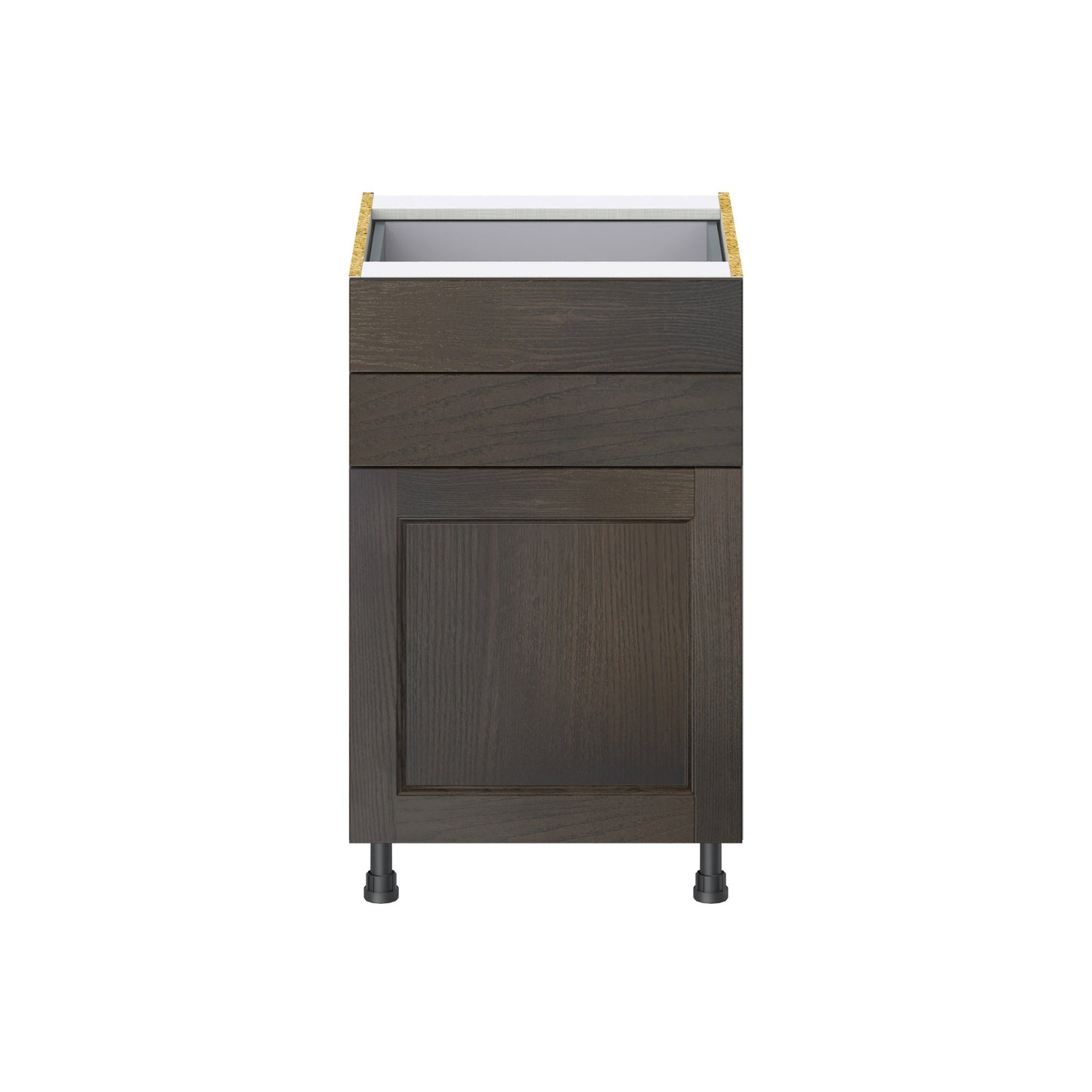 Hugo&Borg Montclaire 21-in W x 34.5-in H x 24-in D Wood 2-Drawers Base Fully Assembled Cabinet (Recessed Panel Shaker Style)