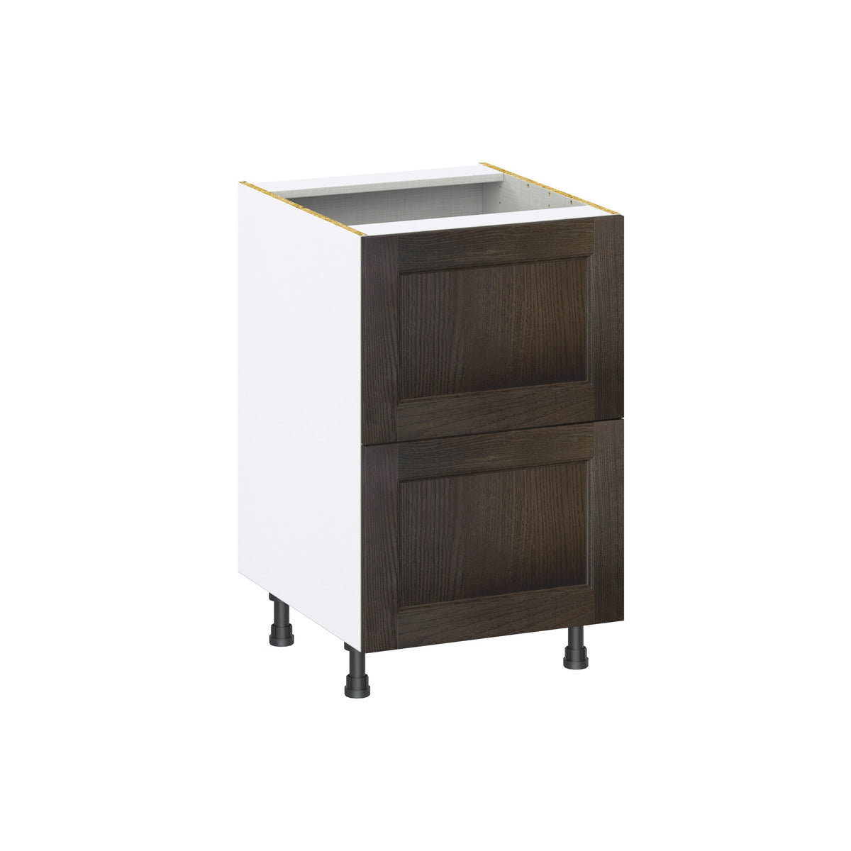 Hugo&Borg Montclaire 21-in W x 34.5-in H x 24-in D Wood 2-Drawer Base Fully Assembled Cabinet (Recessed Panel Style)