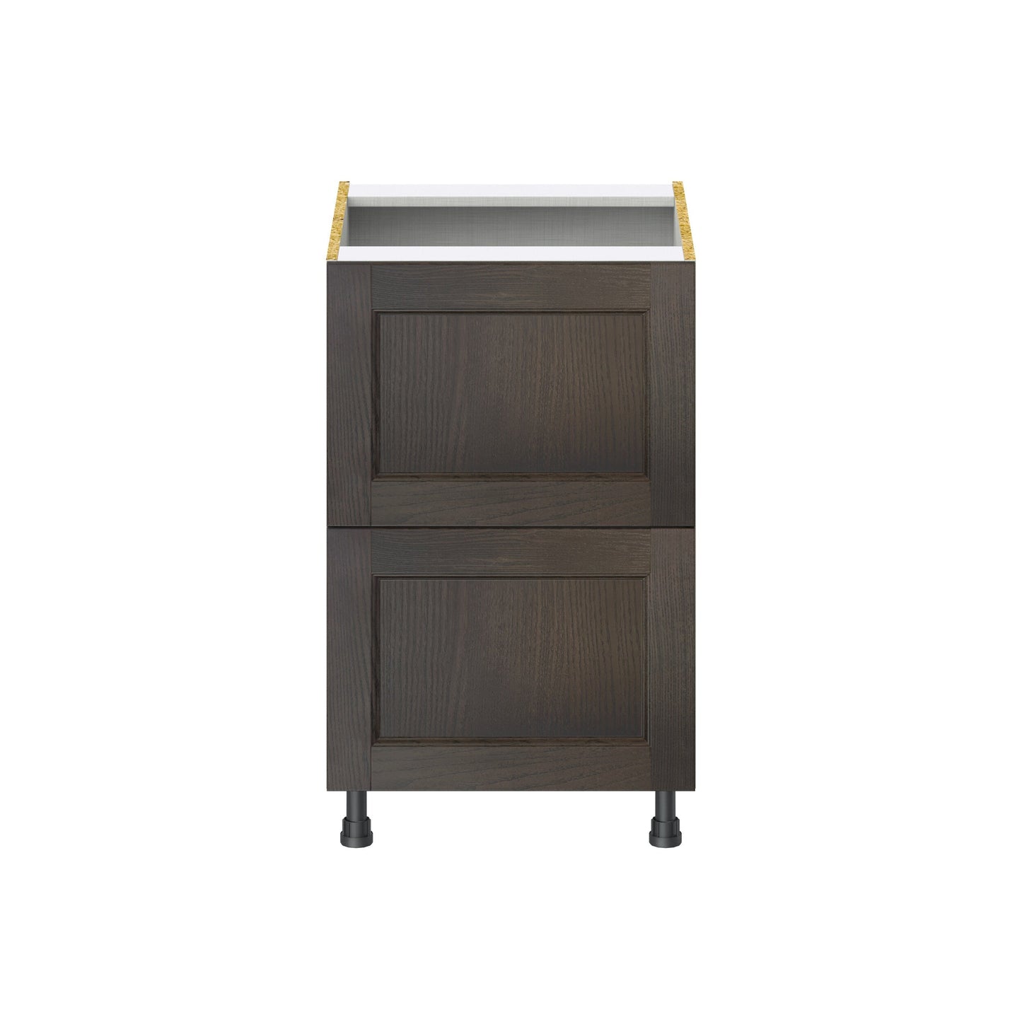 Hugo&Borg Montclaire 21-in W x 34.5-in H x 24-in D Wood 2-Drawer Base Fully Assembled Cabinet (Recessed Panel Style)
