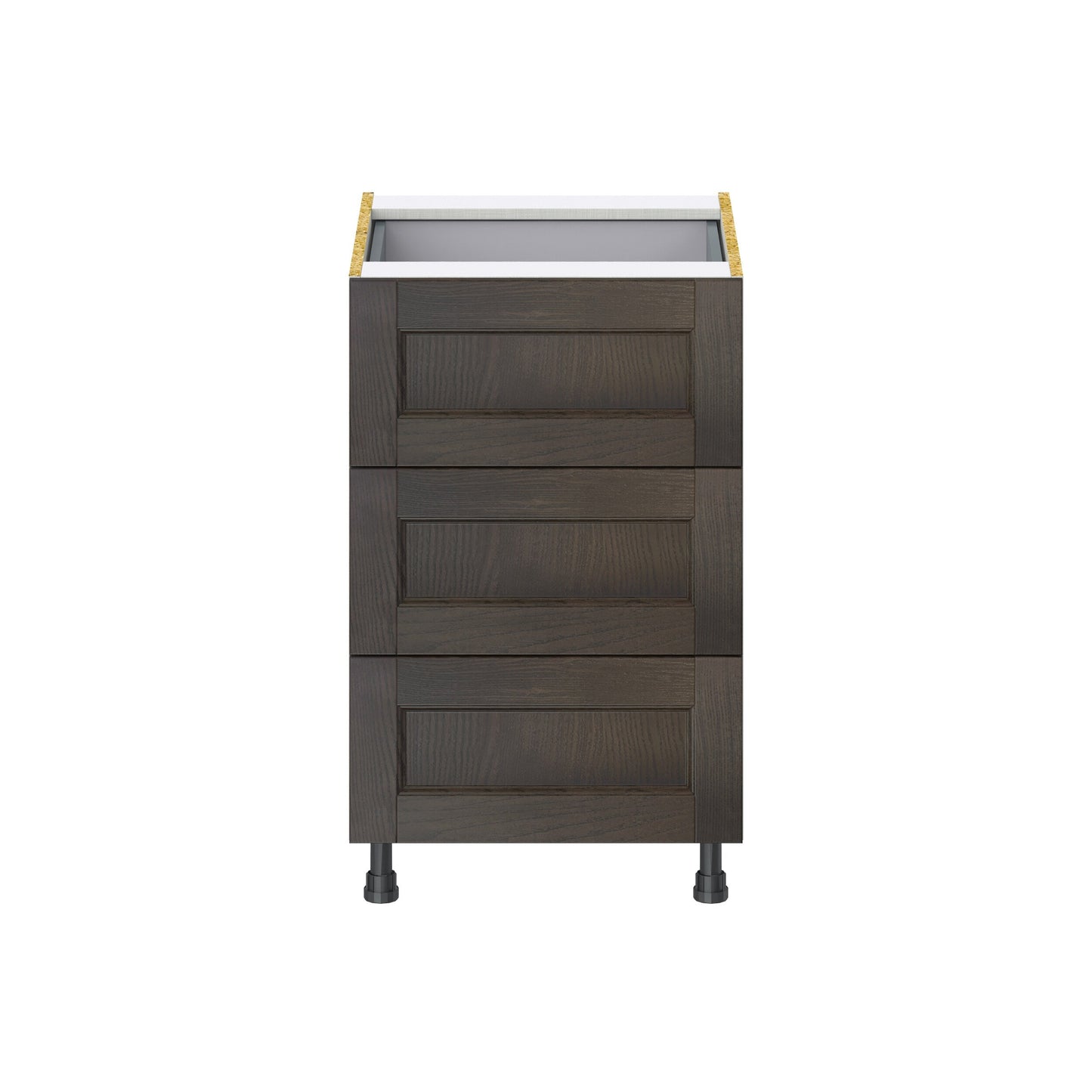 Hugo&Borg Montclaire 21-in W x 34.5-in H x 24-in D Wood 4-Drawer Base Fully Assembled Cabinet (Recessed Panel Style)