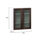 Hugo&Borg Montclaire 30-in W x 35-in H x 14-in D Wood Wall Fully Assembled Cabinet (Recessed Panel Shaker Door Style)