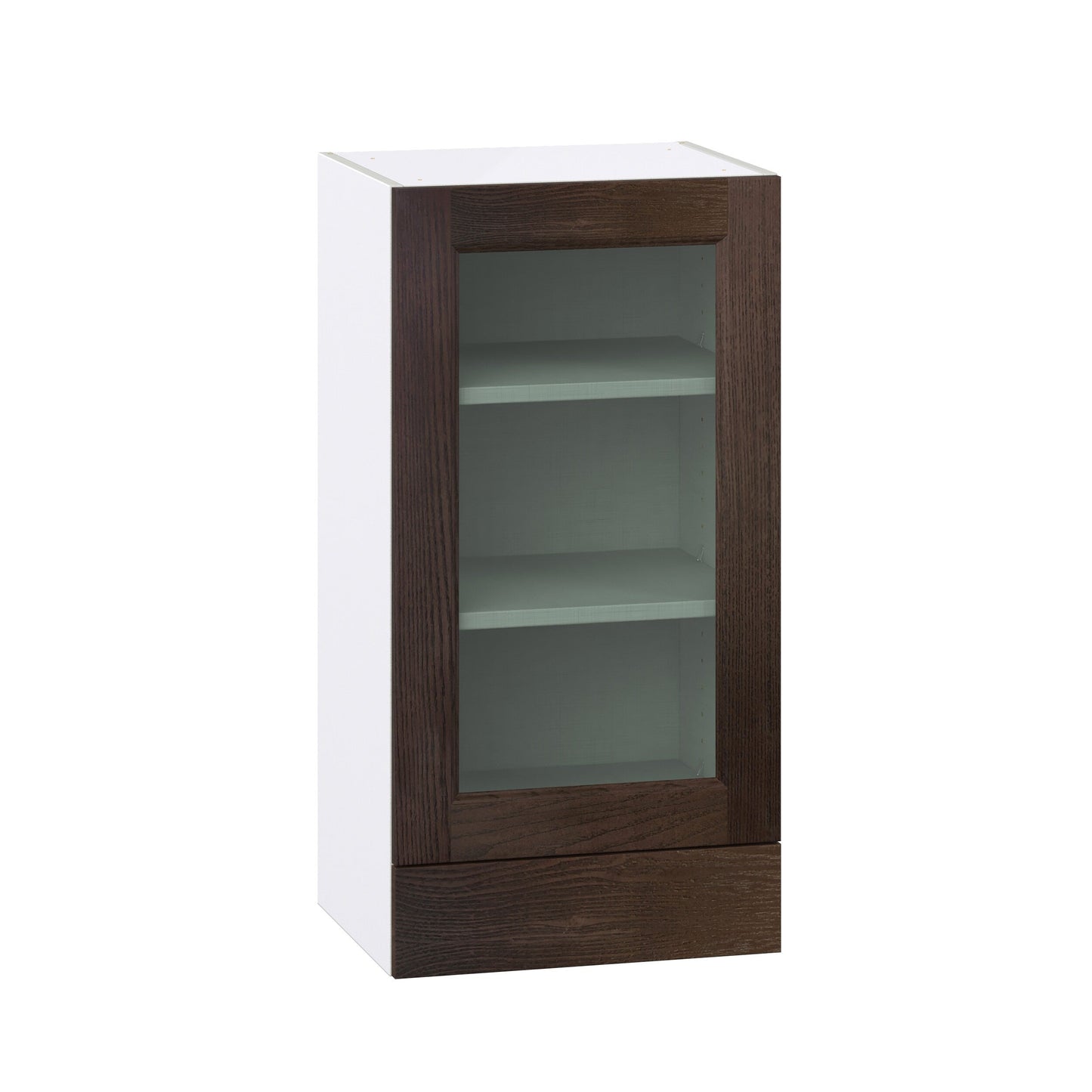 Hugo&Borg Montclaire 18-in W x 35-in H x 14-in D Wood 1-Drawer Wall Fully Assembled Cabinet (Recessed Panel Shaker Style)