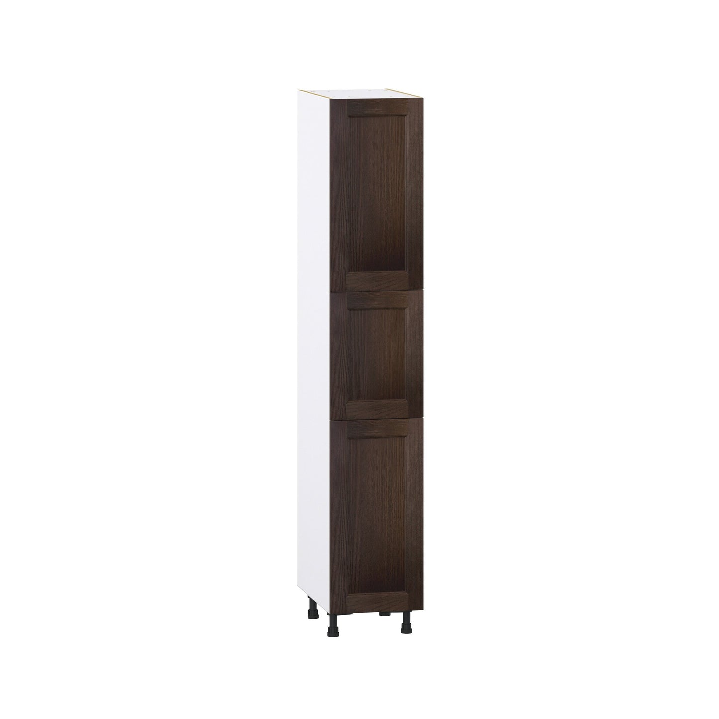 Hugo&Borg Montclaire 15-in W x 84.5-in H x 24-in D Wood Pantry Fully Assembled Cabinet (Recessed Panel Shaker Door Style)