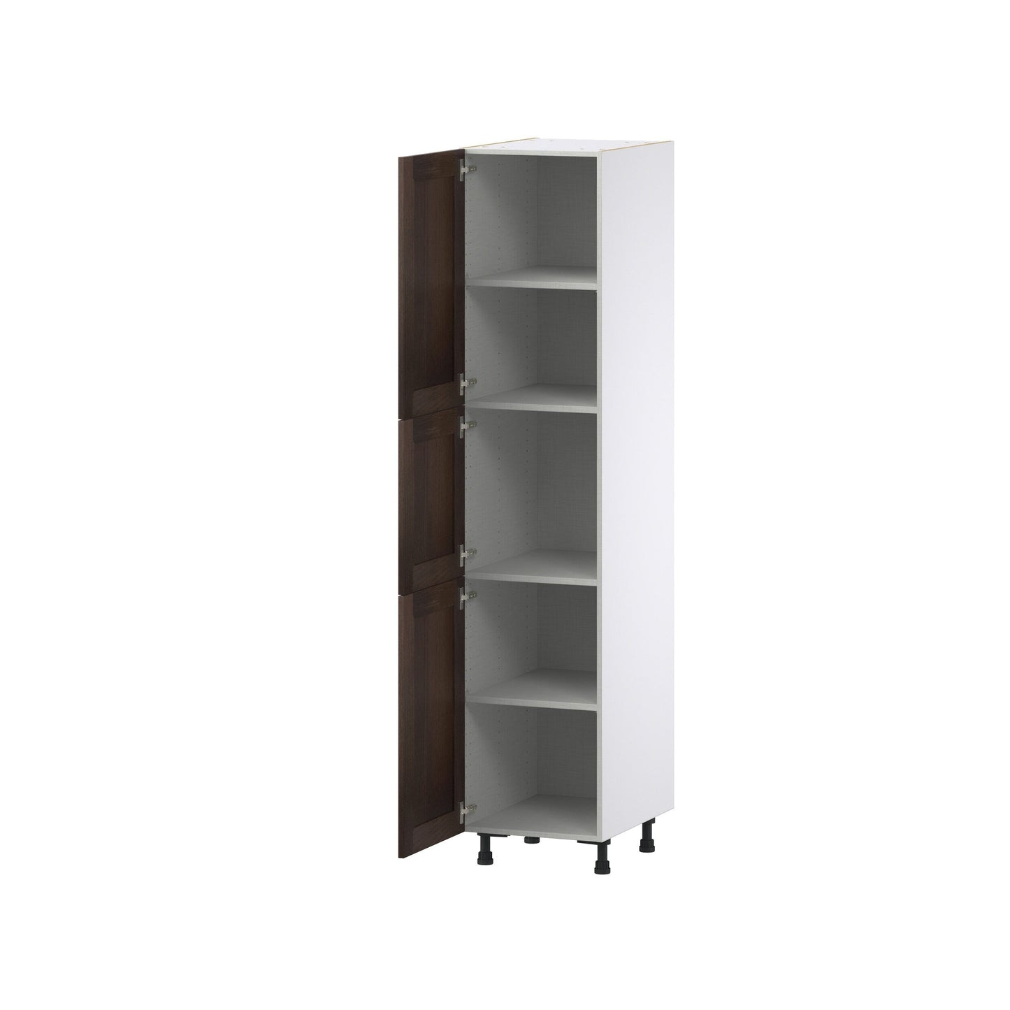 Hugo&Borg Montclaire 18-in W x 84.5-in H x 24-in D Wood Pantry Fully Assembled Cabinet (Recessed Panel Shaker Door Style)