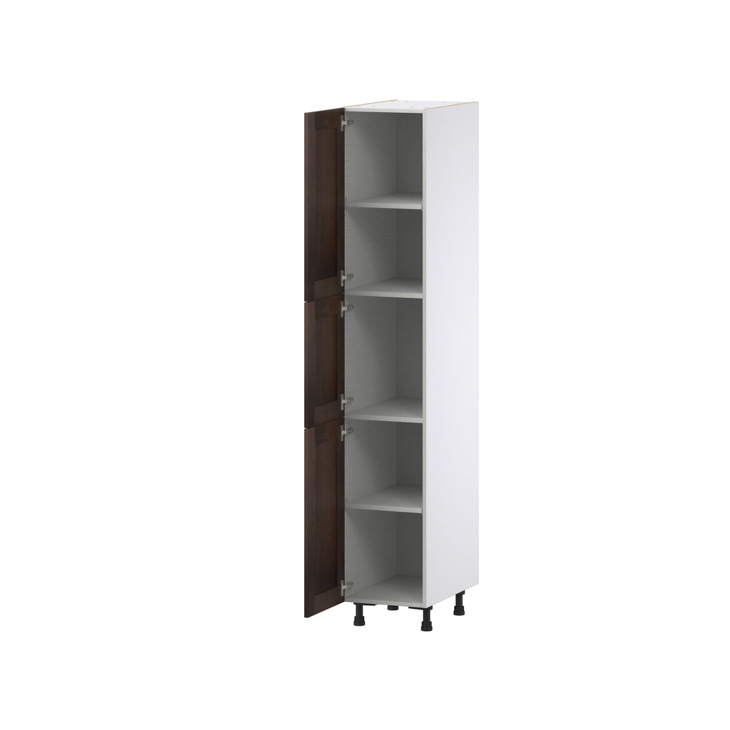 Hugo&Borg Montclaire 15-in W x 84.5-in H x 24-in D Wood Pantry Fully Assembled Cabinet (Recessed Panel Shaker Door Style)