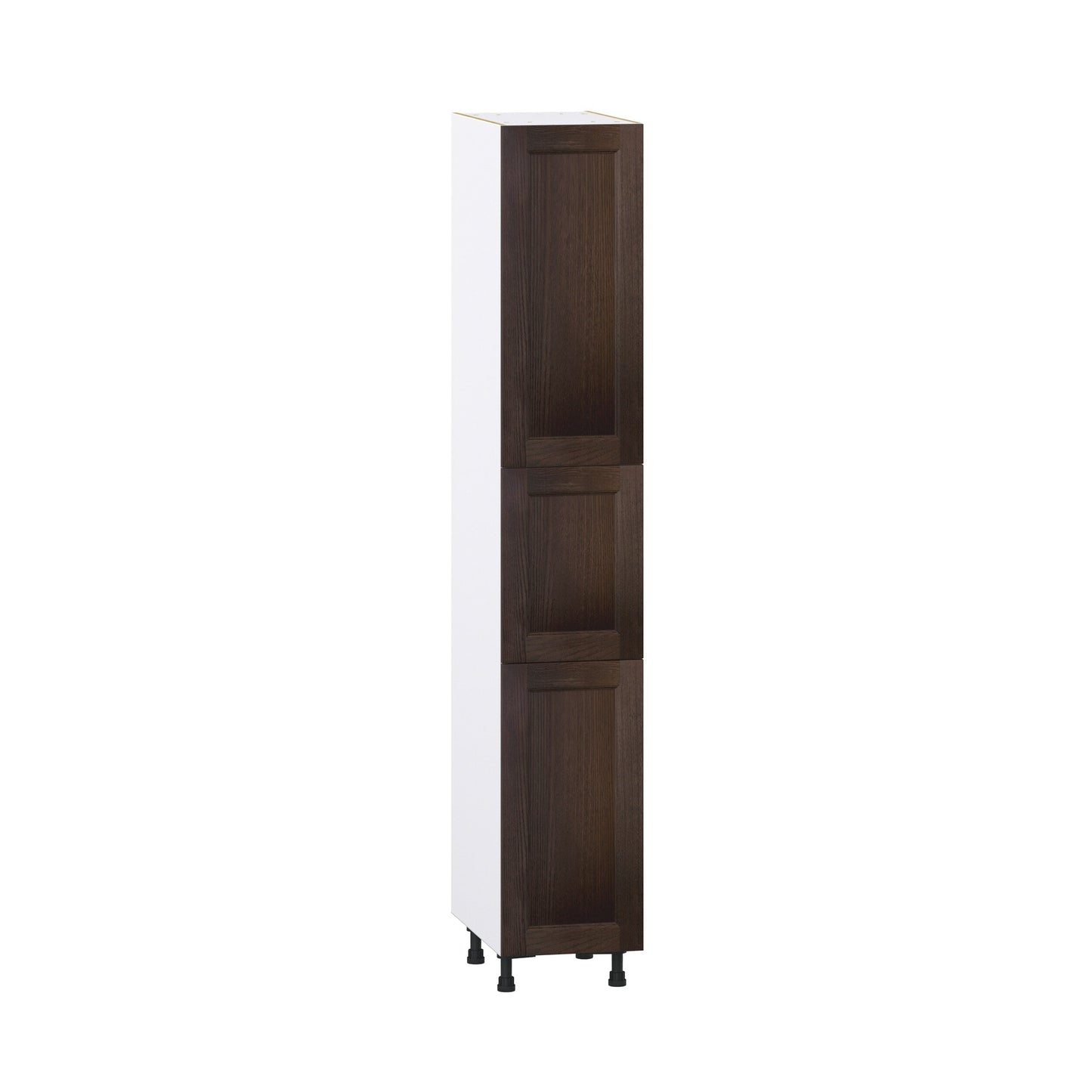 Hugo&Borg Montclaire 15-in W x 89.5-in H x 24-in D Wood Pantry Fully Assembled Cabinet (Recessed Panel Shaker Door Style)