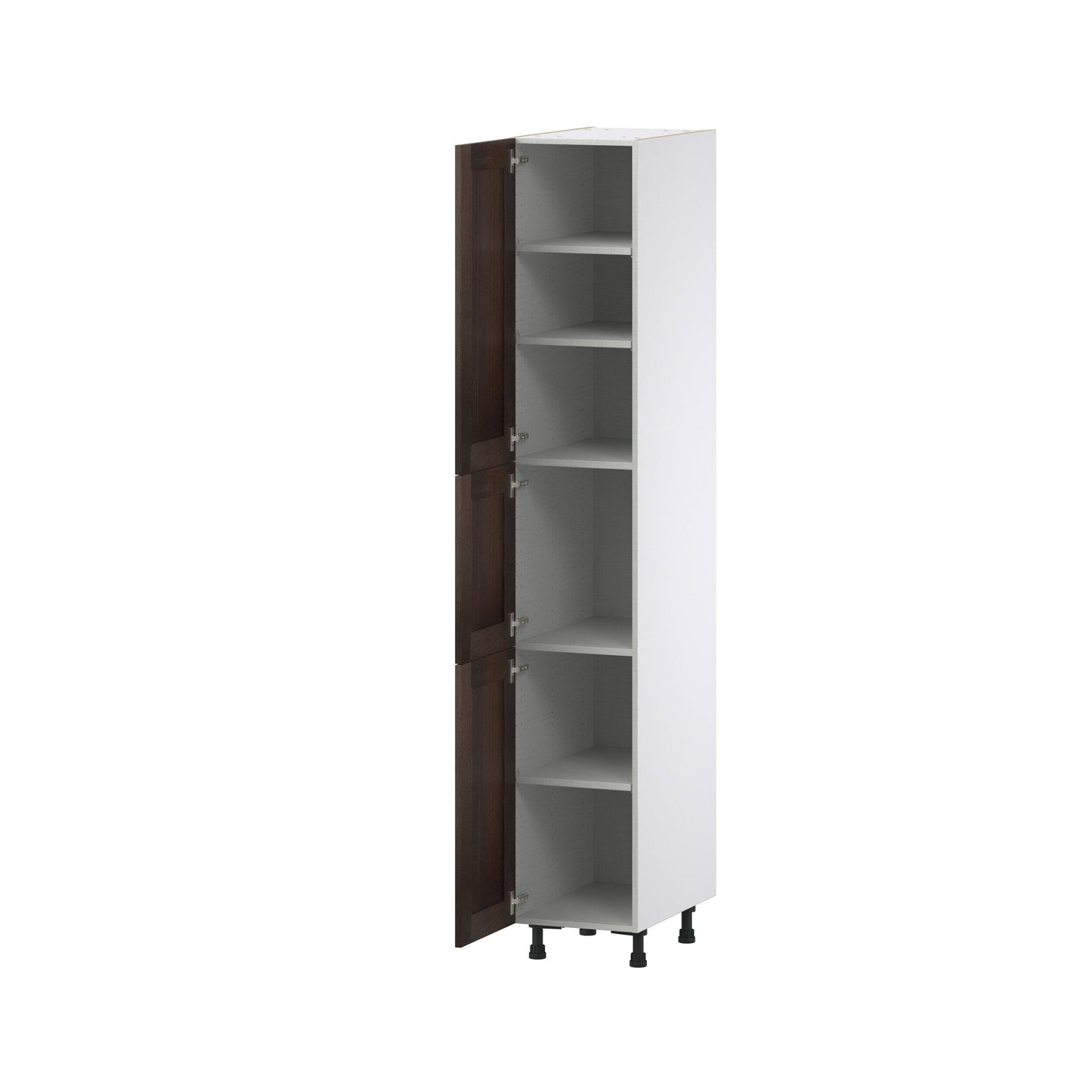 Hugo&Borg Montclaire 15-in W x 89.5-in H x 24-in D Wood Pantry Fully Assembled Cabinet (Recessed Panel Shaker Door Style)