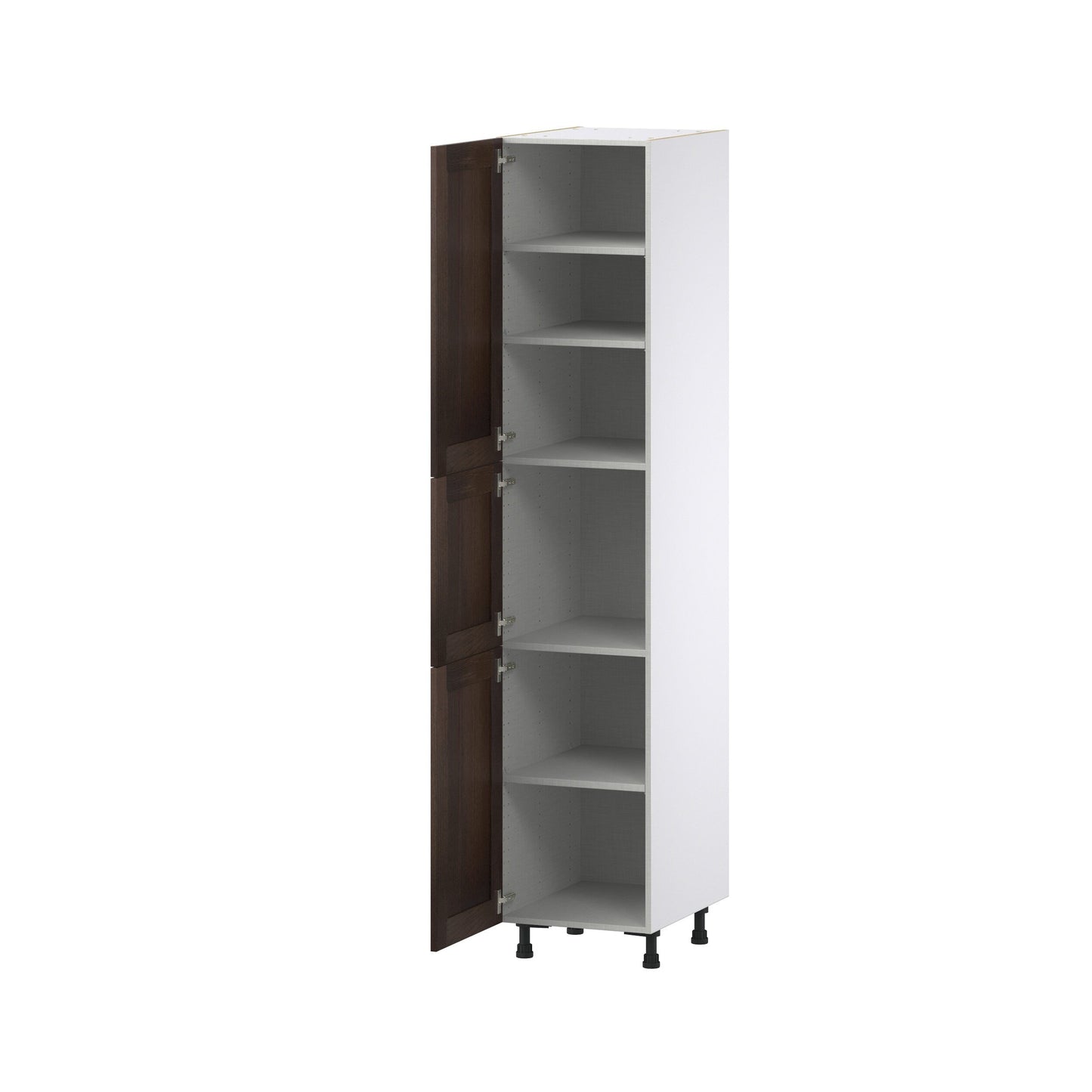 Hugo&Borg Montclaire 18-in W x 89.5-in H x 24-in D Wood Pantry Fully Assembled Cabinet (Recessed Panel Shaker Door Style)