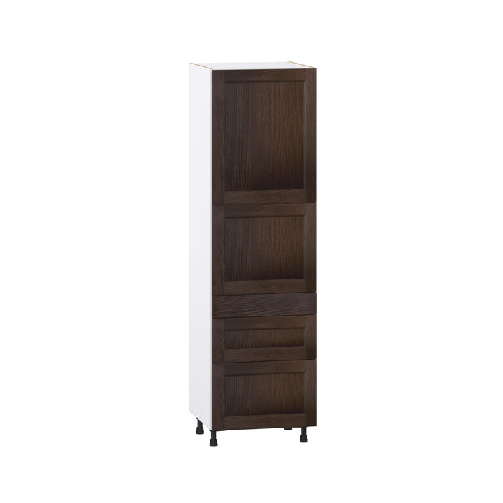 Hugo&Borg Montclaire 24-in W x 84.5-in H x 24-in D Wood 5-Drawer Pantry Fully Assembled Cabinet (Recessed Panel Shaker Style)