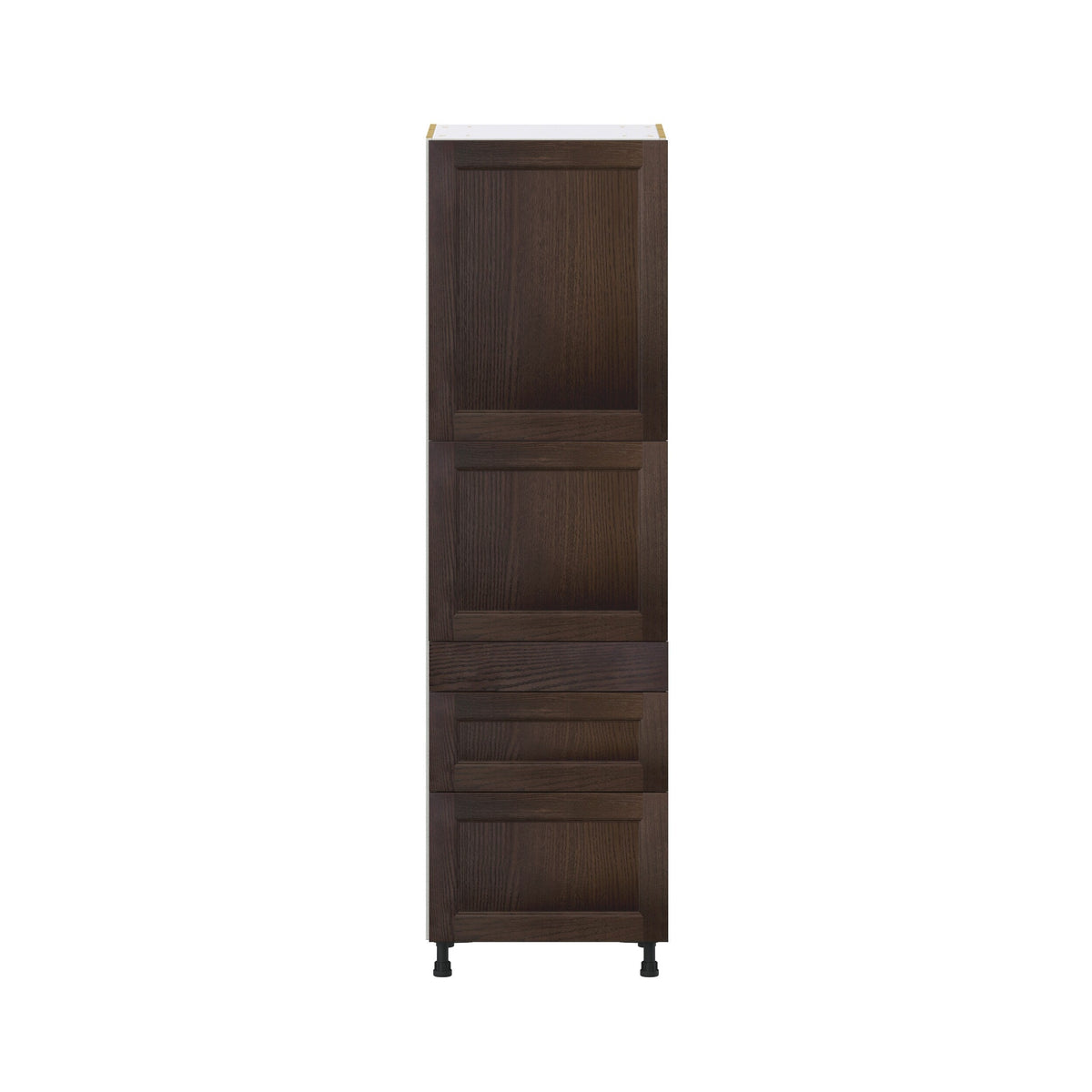 Hugo&Borg Montclaire 24-in W x 84.5-in H x 24-in D Wood 5-Drawer Pantry Fully Assembled Cabinet (Recessed Panel Shaker Style)