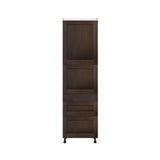 Hugo&Borg Montclaire 24-in W x 84.5-in H x 24-in D Wood 5-Drawer Pantry Fully Assembled Cabinet (Recessed Panel Shaker Style)