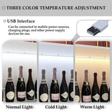 FUFU&GAGA Contemporary/Modern White Curio Cabinet with Wine Storage