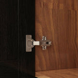 FUFU&GAGA Contemporary/Modern Black China Cabinet