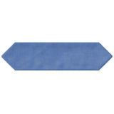 Giorbello (Sample) Indigo 3-in x 12-in Glazed Ceramic Subway Floor and Wall Tile