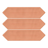Giorbello Decor Coral 3-in x 12-in Glazed Ceramic Wave Subway Floor and Wall Tile (5-sq. ft/ Carton)
