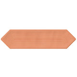 Giorbello (Sample) Decor Coral 3-in x 12-in Glazed Ceramic Subway Floor and Wall Tile