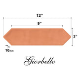 Giorbello Coral 3-in x 12-in Glazed Ceramic Wave Subway Floor and Wall Tile (5-sq. ft/ Carton)