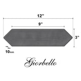Giorbello (Sample) Decor Black 3-in x 12-in Glazed Ceramic Subway Floor and Wall Tile
