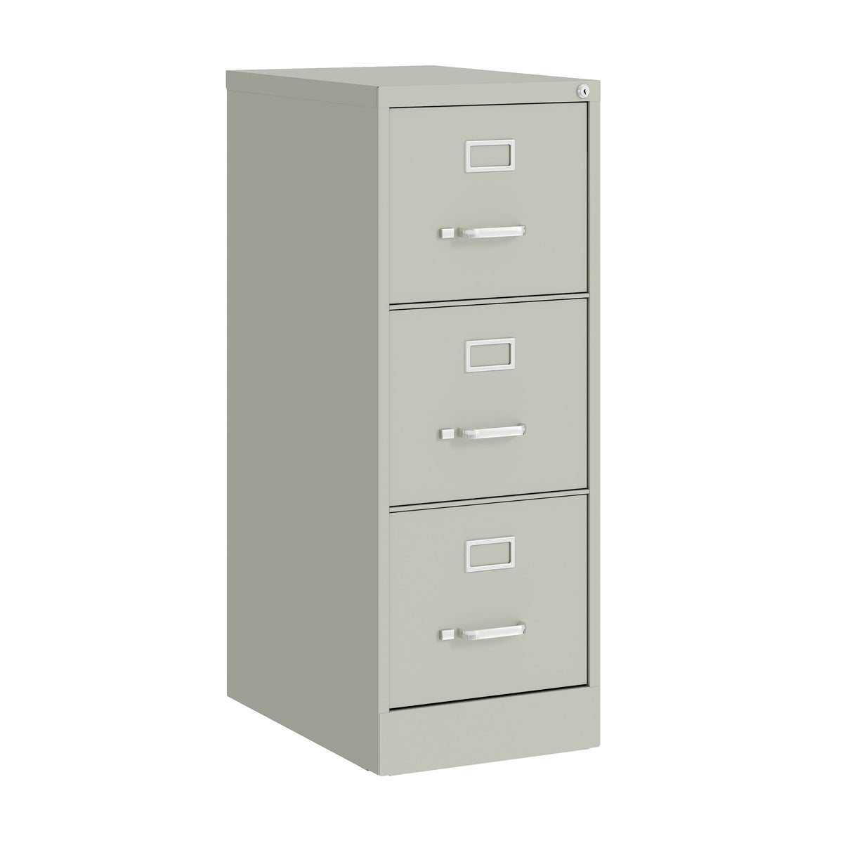 Hirsh Light Gray 3-Drawer 15-in File Cabinet