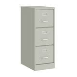 Hirsh Light Gray 3-Drawer 15-in File Cabinet