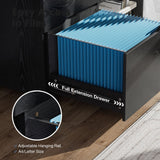 Maocao Hoom Black 3-Drawer 15.74-in File Cabinet
