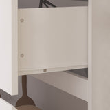FUFU&GAGA 3-Drawer Chest White 3-Drawer Accent Chest