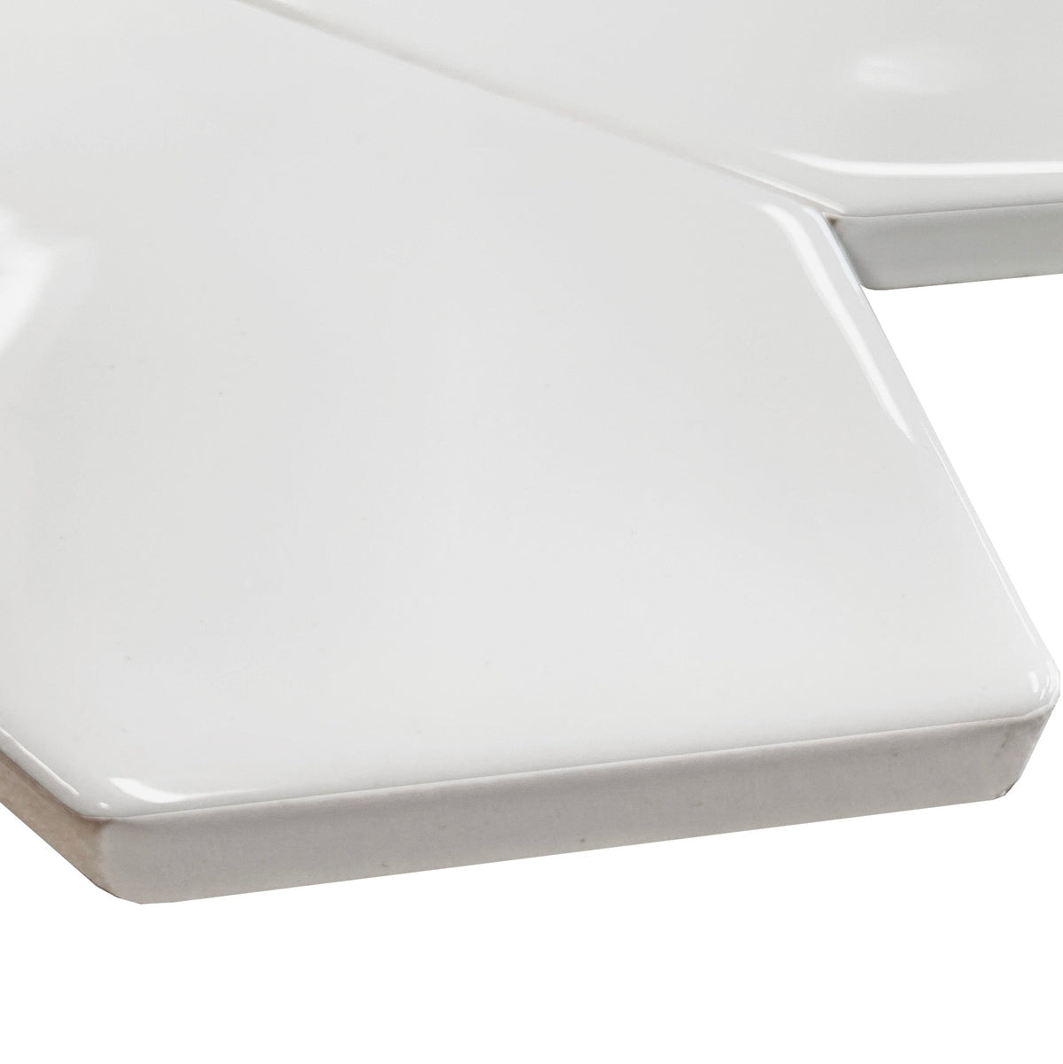 Giorbello White 3-in x 12-in Glazed Ceramic Wave Subway Floor and Wall Tile (5-sq. ft/ Carton)