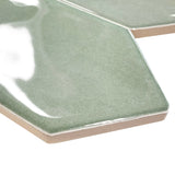 Giorbello Sage 3-in x 12-in Glazed Ceramic Wave Subway Floor and Wall Tile (5-sq. ft/ Carton)