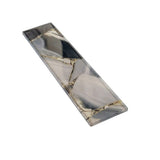 Apollo Tile Carnelian Gray 3-in x 12-in Glossy Glass Floor and Wall Tile (5-sq. ft/ Carton)