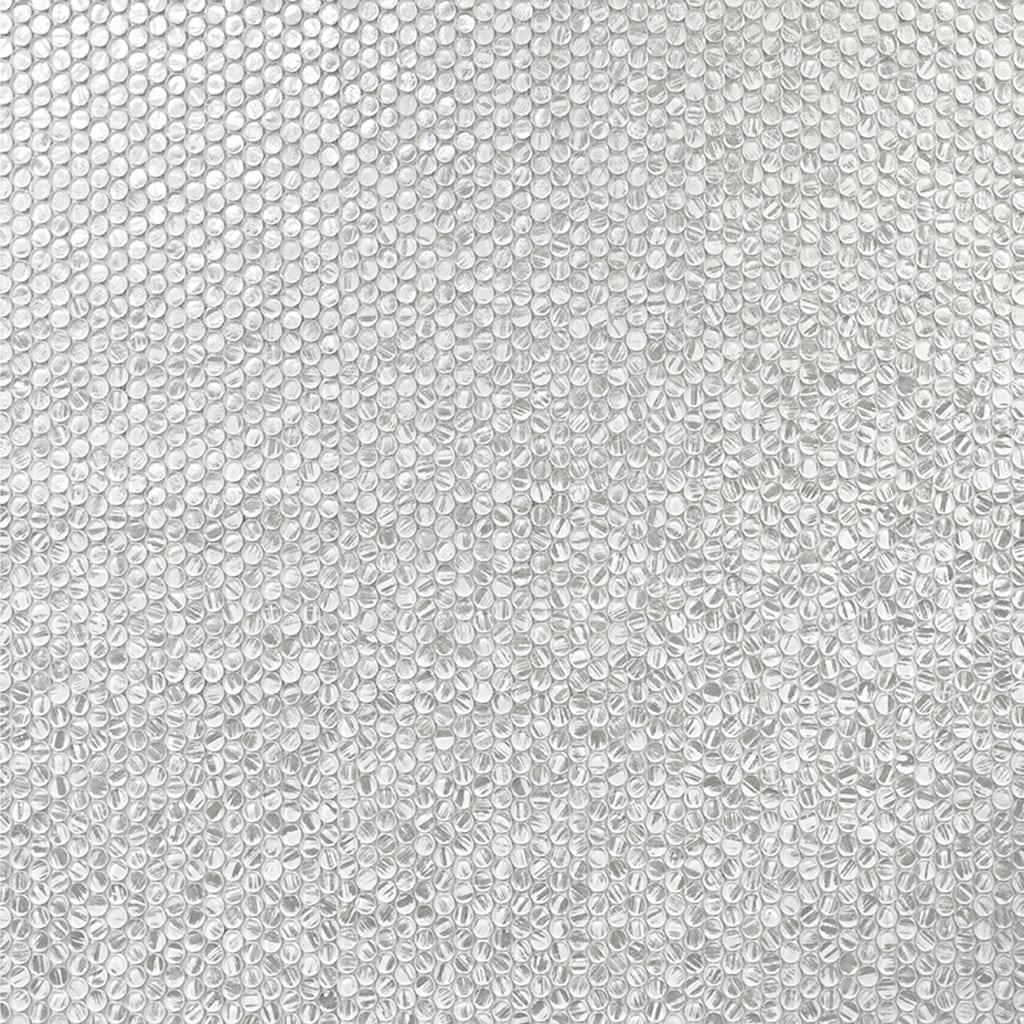 Apollo Tile Majeste Silver 12-in x 12-in Glossy Glass Penny Round Floor and Wall Tile (10.34-sq. ft/ Carton)