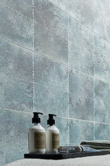 Apollo Tile Imprint Blue and Green 11-in x 15-in Glazed Ceramic Floor and Wall Tile (12.49-sq. ft/ Carton)