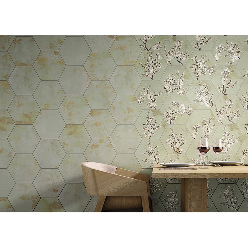 Apollo Tile Aureate Moss Green 9-7/8-in x 11-1/4-in Natural Porcelain Floor and Wall Tile (10.06-sq. ft/ Carton)